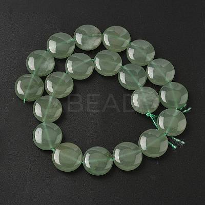 Natural Green Aventurine Beads Strands G375-27-1