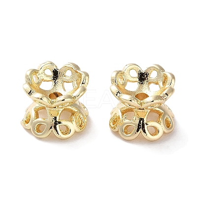 Rack Plating Brass Spacer Beads KK-F090-19LG-1