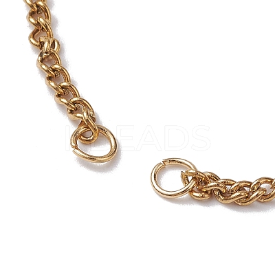 304 Stainless Steel Chain Bracelet Making AJEW-JB01212-01-1