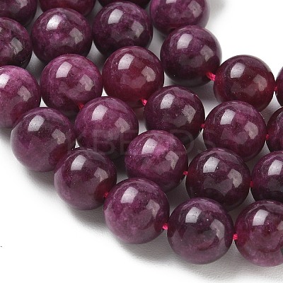 Dyed Natural Malaysia Jade Beads Strands G-G021-01D-06-1
