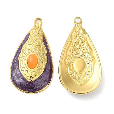 Enamel Pendants STAS-E040-11G-04-1