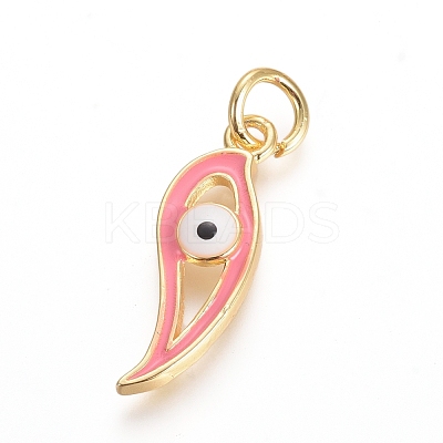 Golden Plated Brass Pendants KK-L190-007C-1