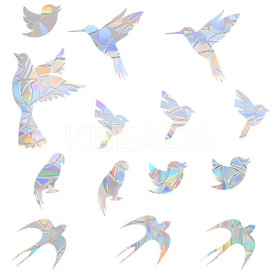 PVC Waterproof Shopwindow Decorative Sticker DIY-WH20007-17N-1