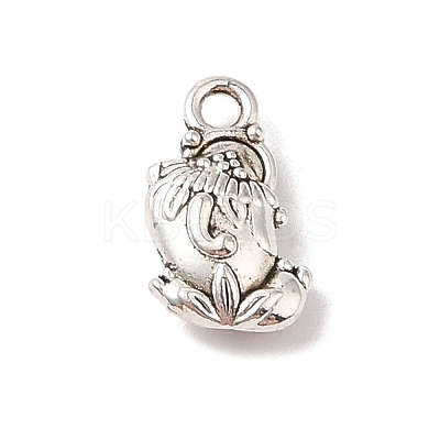 Tibetan Style Alloy Charms TIBE-Q090-07AS-1