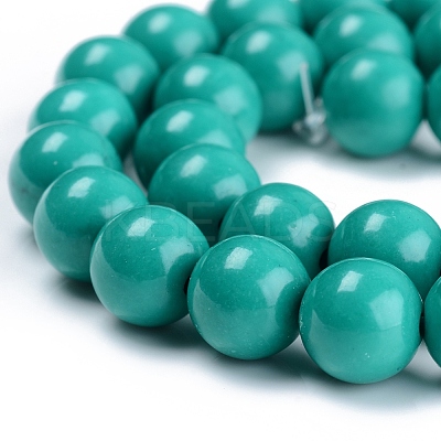 Dyed Natural Mashan Jade Beads Strands DJDA-E266-10mm-01-1