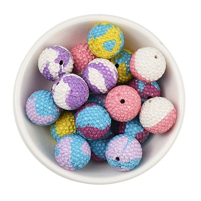 Polymer Clay Rhinestone Beads RB-L029-05-1