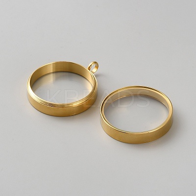 304 Stainless Steel Locket Pendants STAS-WH0033-77A-G-1
