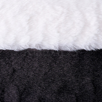 2 Rolls 2 Colors Polyester-cotton Rabbit Wool Fabrics DIY-TA0012-64-1