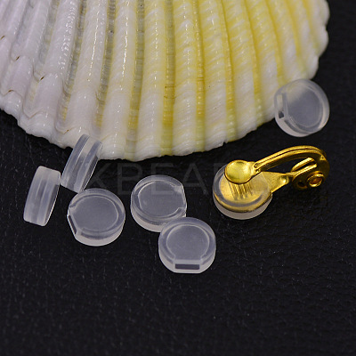 Comfort Plastic Pads for Clip on Earrings LS-X-KY-P007-A01-1