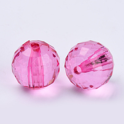Transparent Acrylic Beads TACR-Q254-10mm-V08-1