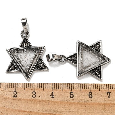 Natural Quartz Crystal Pendants G-G147-08AS-03-1