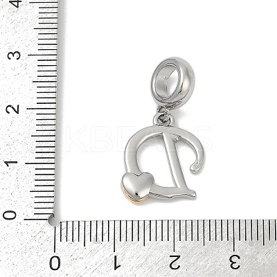 Brass European Dangle Charms LS-KK-Z097-01D-GP-1