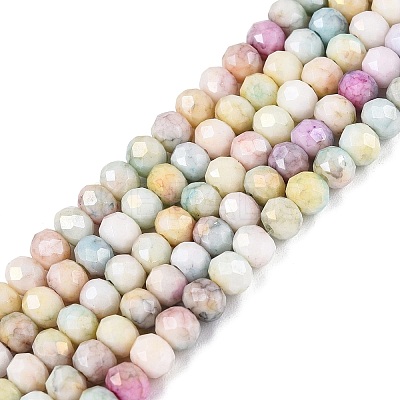 Ombre Effect Dyed Glass Beads Strands GLAA-C023-02-C21-1