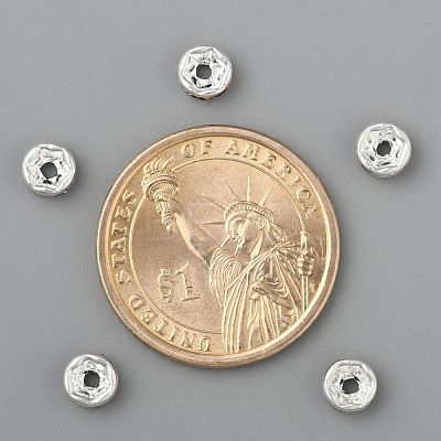 Brass Grade A Rhinestone Spacer Beads RB-A014-Z6mm-27S-1