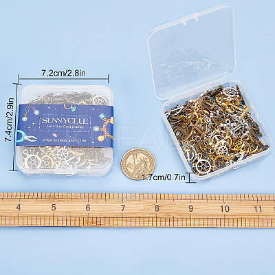 90Pcs 15 Style Tibetan Style Alloy Pendants TIBEP-SC0002-15-1