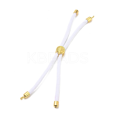 Nylon Cords Bracelet Makings Fit for Connector Charms LS-AJEW-P116-01G-09-1