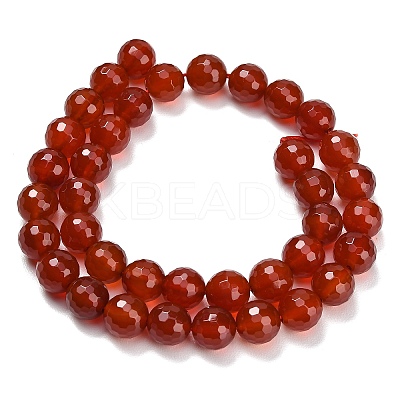 Natural Carnelian Beads Strands G-C280-B10-10mm-1