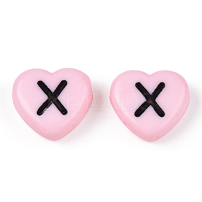 Horizontal Hole Opaque Acrylic Beads LS-X-SACR-Q126-04D-1