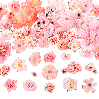 3 Bags 3 Styles Cloth Flower DIY-SP0005-72A-1