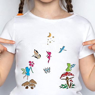 Plastic Reusable Drawing Painting Stencils Templates DIY-WH0172-305-1