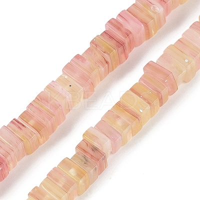 Handmade Lampwork Beads Strands LAMP-Q037-02B-04-1