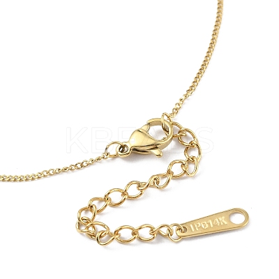 Ion Plating(IP) 304 Stainless Steel Curb Chain Necklace for Men Women X-NJEW-M200-02G-1