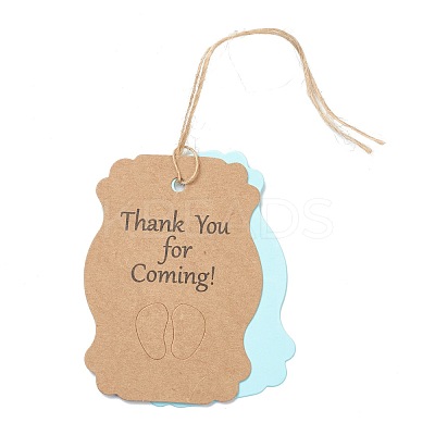 Paper Duplex Hang Tags DIY-F080-01B-1