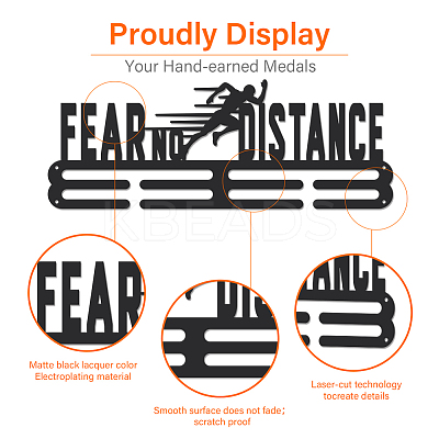Iron Medal Hanger Holder Display Wall Rack ODIS-WH0021-913-1