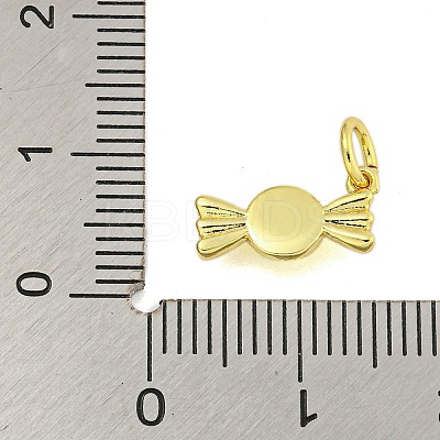 Rack Plating Brass Enamel Pendants KK-U021-04-G-1