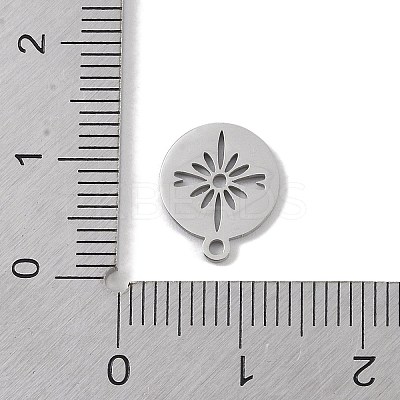 Non-Tarnish 304 Stainless Steel Pendants STAS-B062-12P-1