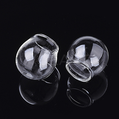 Handmade One Hole Blown Glass Globe Ball Bottles BLOW-T001-30A-1