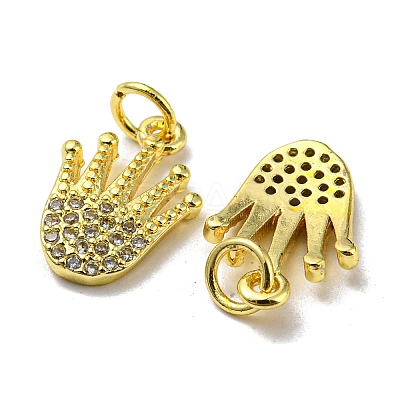 Real 18K Gold Plated Brass Pendants KK-L209-012G-01-1