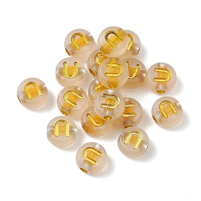 Luminous Transparent Acrylic Beads OACR-P037-01B-U-1