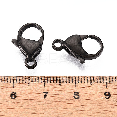 304 Stainless Steel Lobster Claw Clasps STAS-T065-17mm-34B-1