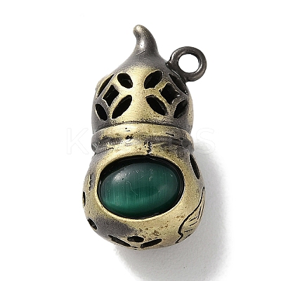 Brass Pendants KK-M284-20AB-07-1