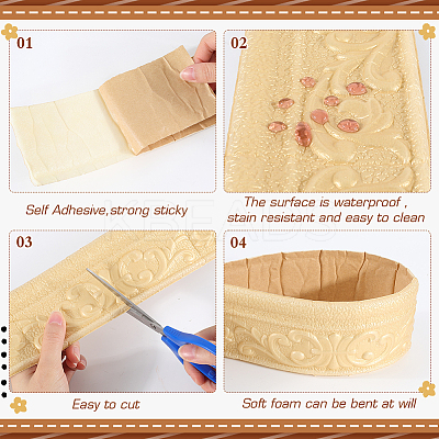 Self-Adhesive PE Contact Paper AJEW-WH20001-94B-03-1