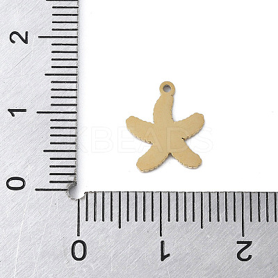 304 Stainless Steel Enamel Charms STAS-G353-03G-08-1