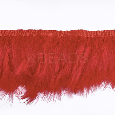 Turkey Feather Fringe Trimming FIND-T037-03G-1