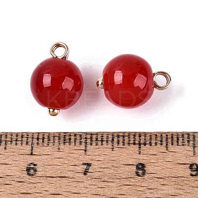 Alloy Glass Pendants GLAA-P080-03G-07-1