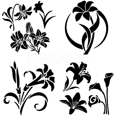4Pcs 4 Styles PET Waterproof Self-adhesive Car Stickers DIY-WH0308-225A-027-1