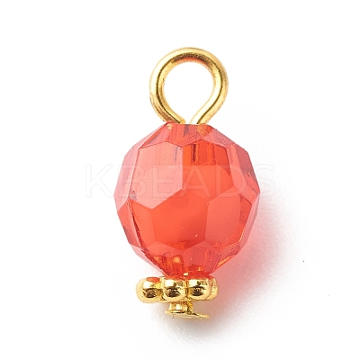 Transparent Acrylic Pendants PALLOY-JF01811-1
