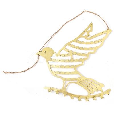 Bird Iron Wall Mounted Jewelry Display Rack ODIS-Q042-06G-1