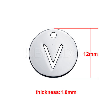 Non-Tarnish 201 Stainless Steel Charms STAS-Q201-T051-V-1