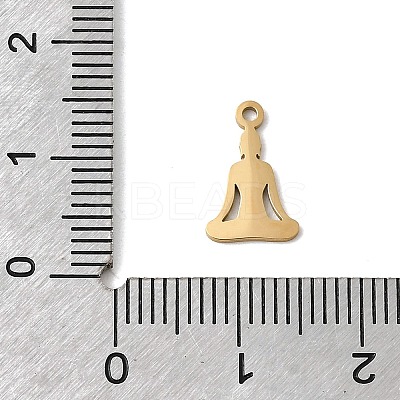 304 Stainless Steel Charms STAS-H247-05G-1