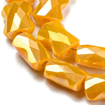 AB Color Plated Glass Beads Strands EGLA-P051-06B-B04-1