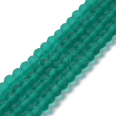 Transparent Glass Beads Strands EGLA-A034-T2mm-MD18-1