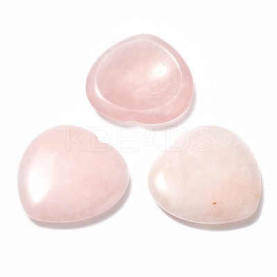 Natural Rose Quartz Thumb Worry Stone LS-G-N0325-01H-1