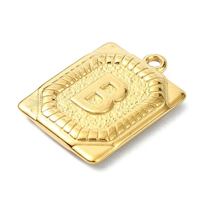 Ion Plating(IP) 304 Stainless Steel Pendants STAS-U033-01G-B-1