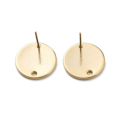 201 Stainless Steel Stud Earring Findings STAS-P308-09C-G-1