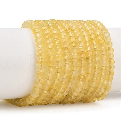 Dyed Natural Malaysia Jade Rondelle Beads Strands G-E316-2x4mm-47-1